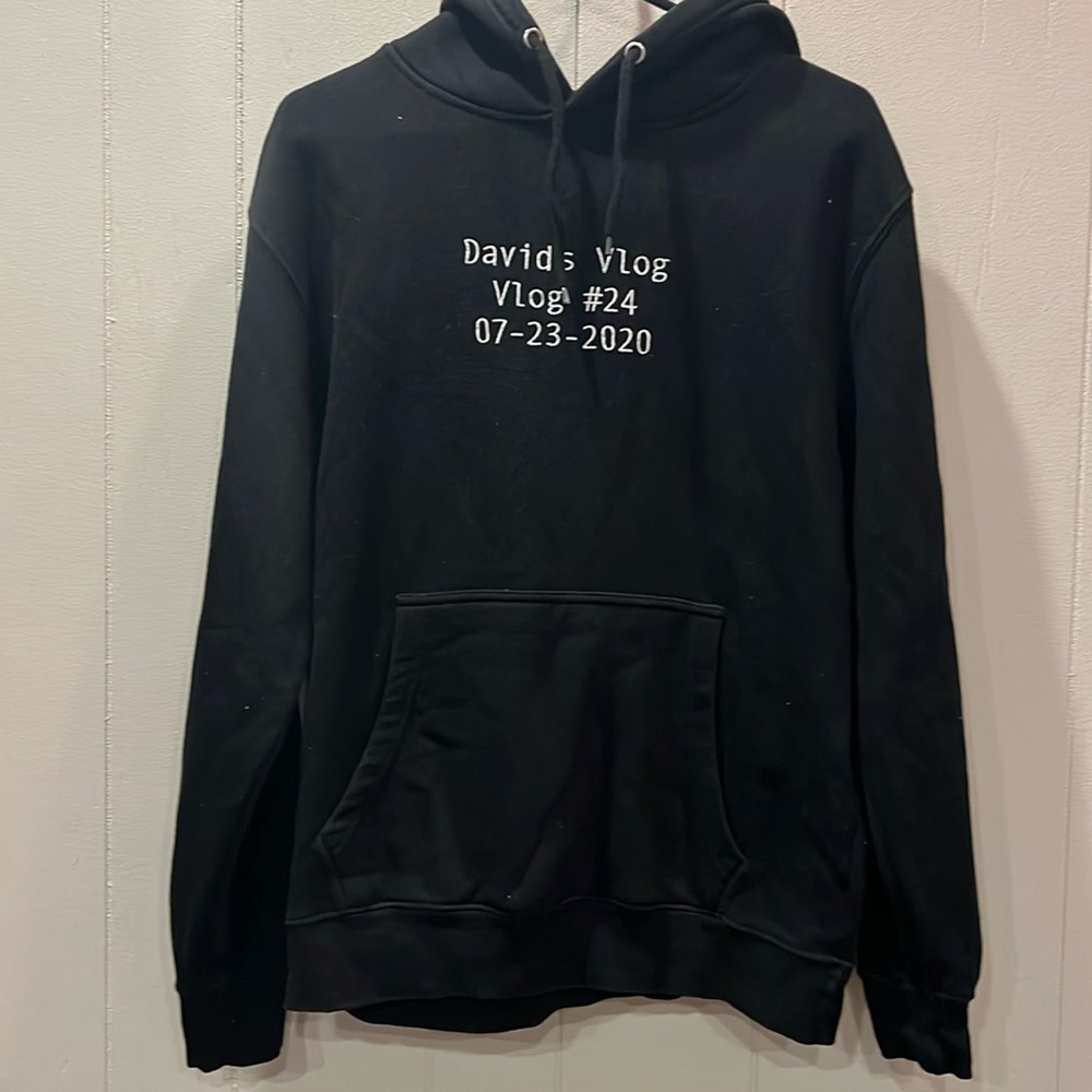 Men’s Black Hoodie Large